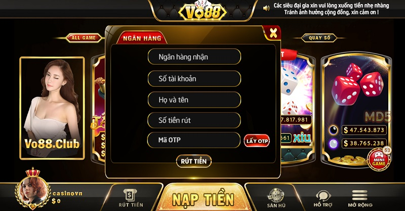 Vo88 Club – Chơi hay, nhận ngay quà khủng
