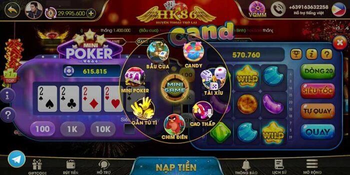 HK86 club - Cổng game đổi thưởng quốc tế, kiếm tiền cực dễ